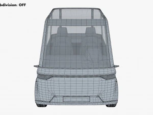 generic compact city car v 1 3D Model