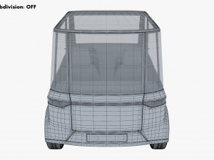 generic compact city car v 1 Modèle 3D