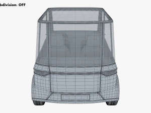 generic compact city car v 1 3D Model
