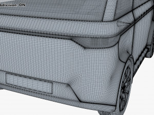 generic compact city car v 1 Modèle 3D
