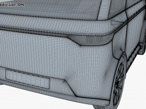 generic compact city car v 1 3D Model
