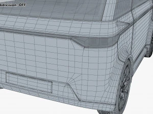 generic compact city car v 1 3D Model