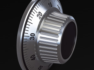 rotation mechanical code disk lock v 1 3D 모델