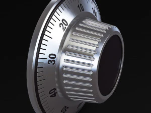rotation mechanical code disk lock v 1 3D Model