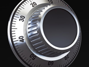 rotation mechanical code disk lock v 1 3D 모델