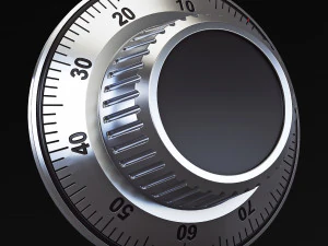 rotation mechanical code disk lock v 1 3D Model