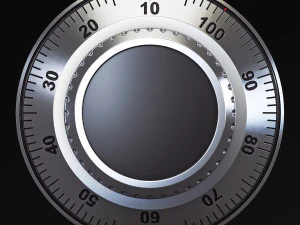 rotation mechanical code disk lock v 1 3D Model