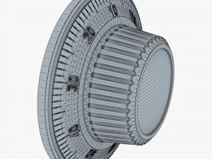 rotation mechanical code disk lock v 1 3D Model