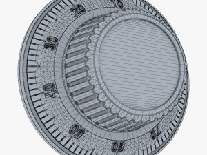 rotation mechanical code disk lock v 1 3D 모델