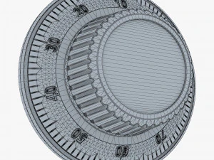rotation mechanical code disk lock v 1 3D Model