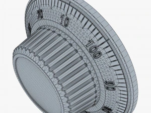 rotation mechanical code disk lock v 1 3D Model