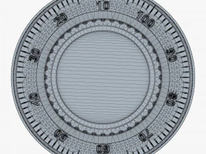 rotation mechanical code disk lock v 1 3D Model