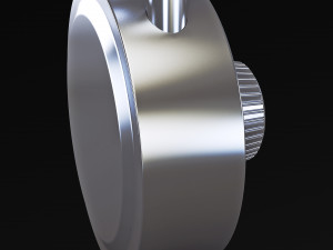 dial combination padlock v 1 3D 模型