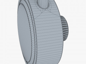 dial combination padlock v 1 3D 模型