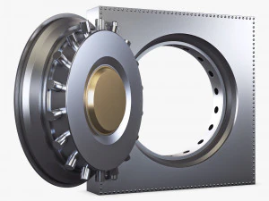 bank vault door v 2 3D Model
