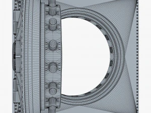 bank vault door v 2 3D Model