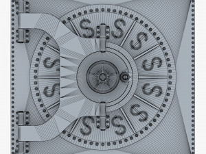 bank vault door v 2 Modèle 3D