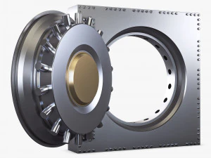 bank vault door v 3 3D Model