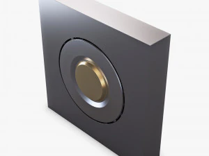 bank vault door v 3 3D Model