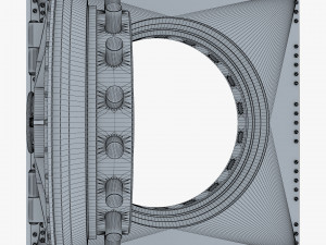 bank vault door v 3 3D Модель