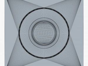 bank vault door v 3 3D Model