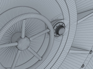 bank vault door v 3 3D Модель