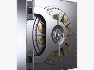 bank vault door v 4 3D Модель