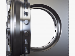 bank vault door v 4 3D Модель