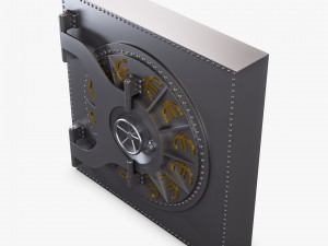 bank vault door v 4 3D Модель