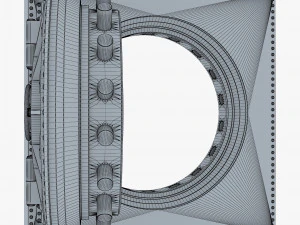 bank vault door v 4 3D Model