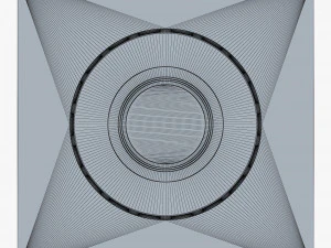 bank vault door v 4 3D Model