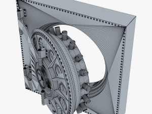 bank vault door v 4 3D Модель