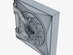 bank vault door v 4 3D Модель