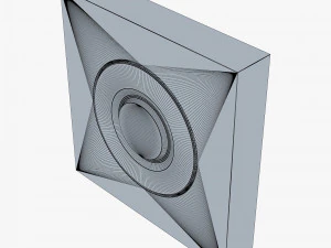 bank vault door v 4 3D Model