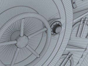 bank vault door v 4 3D Модель