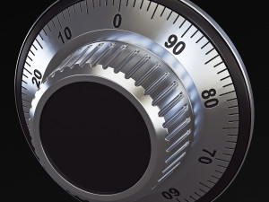 rotation mechanical code disk lock v 2 Modelo 3D