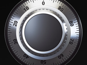 rotation mechanical code disk lock v 2 Modelo 3D
