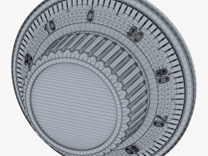 rotation mechanical code disk lock v 2 Modelo 3D