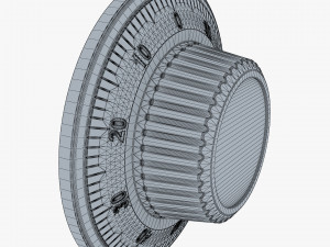 rotation mechanical code disk lock v 2 Modelo 3D