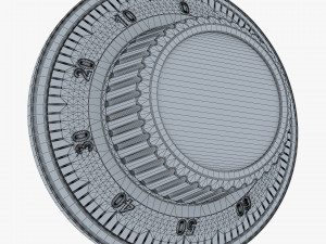 rotation mechanical code disk lock v 2 Modelo 3D