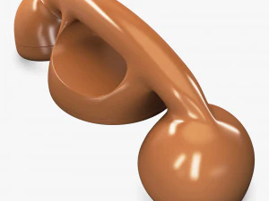 funny rotary mobile phone v 1 3D Model