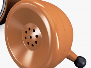 funny rotary mobile phone v 1 3D Model