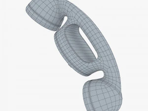 funny rotary mobile phone v 1 3D Model