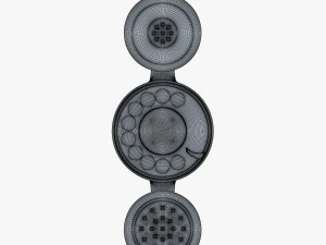funny rotary mobile phone v 1 3D Model
