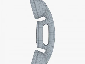 funny rotary mobile phone v 1 3D Model