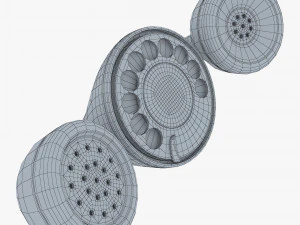 funny rotary mobile phone v 1 3D Model