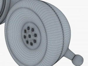 funny rotary mobile phone v 1 3D Model