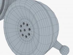 funny rotary mobile phone v 1 3D Model