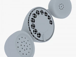 funny rotary mobile phone v 1 3D Model