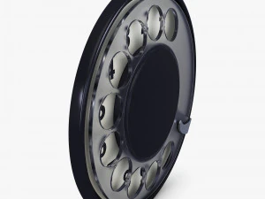 rotary phone dial v 1 3D Model